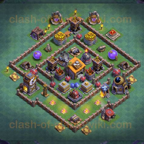 best builder hall 6 base - best builder base 6 layout.